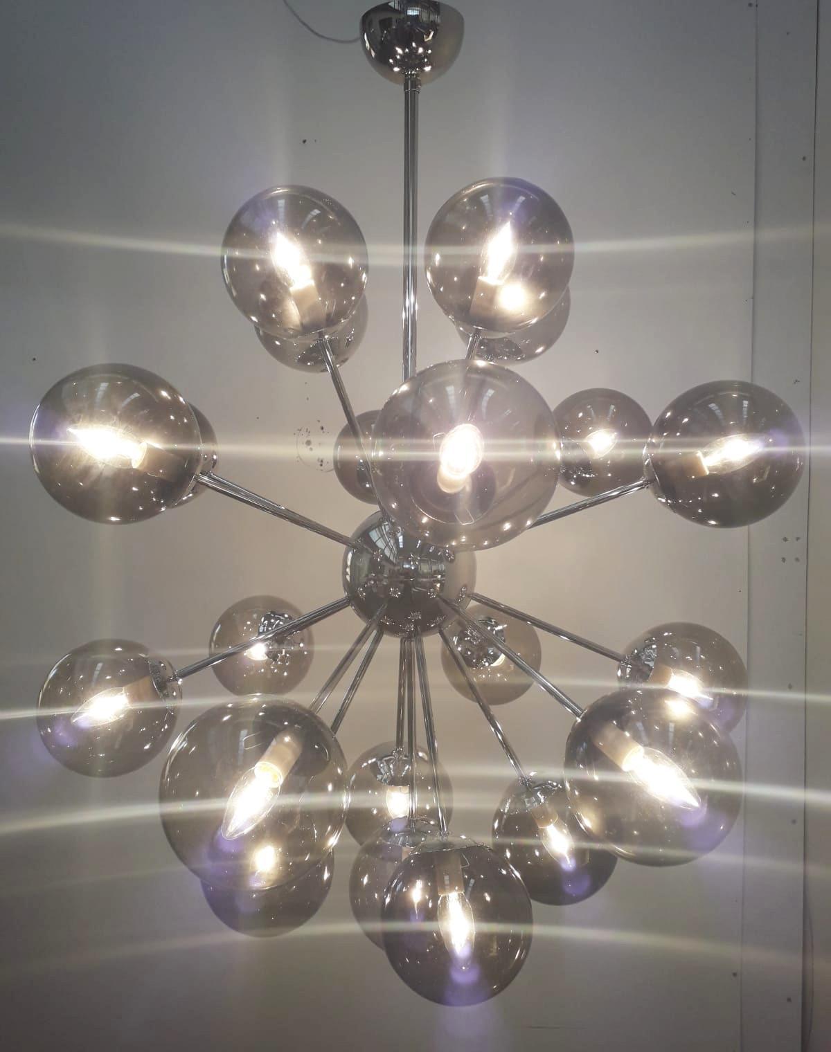 Polished Nova Sputnik Chandelier by Fabio Ltd For Sale