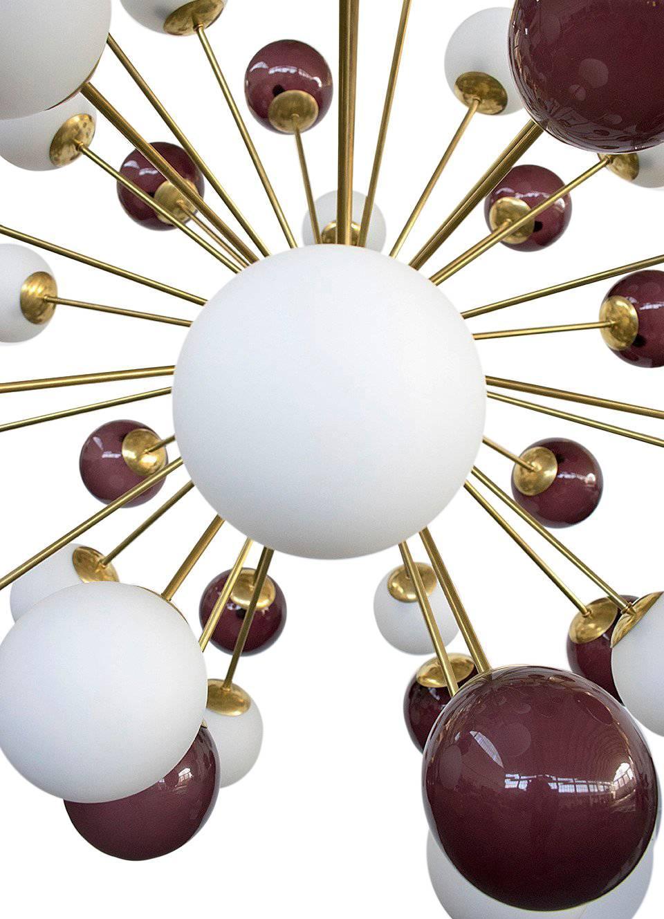 Lucidato Lampadario Nova Sputnik di Fabio Ltd in vendita