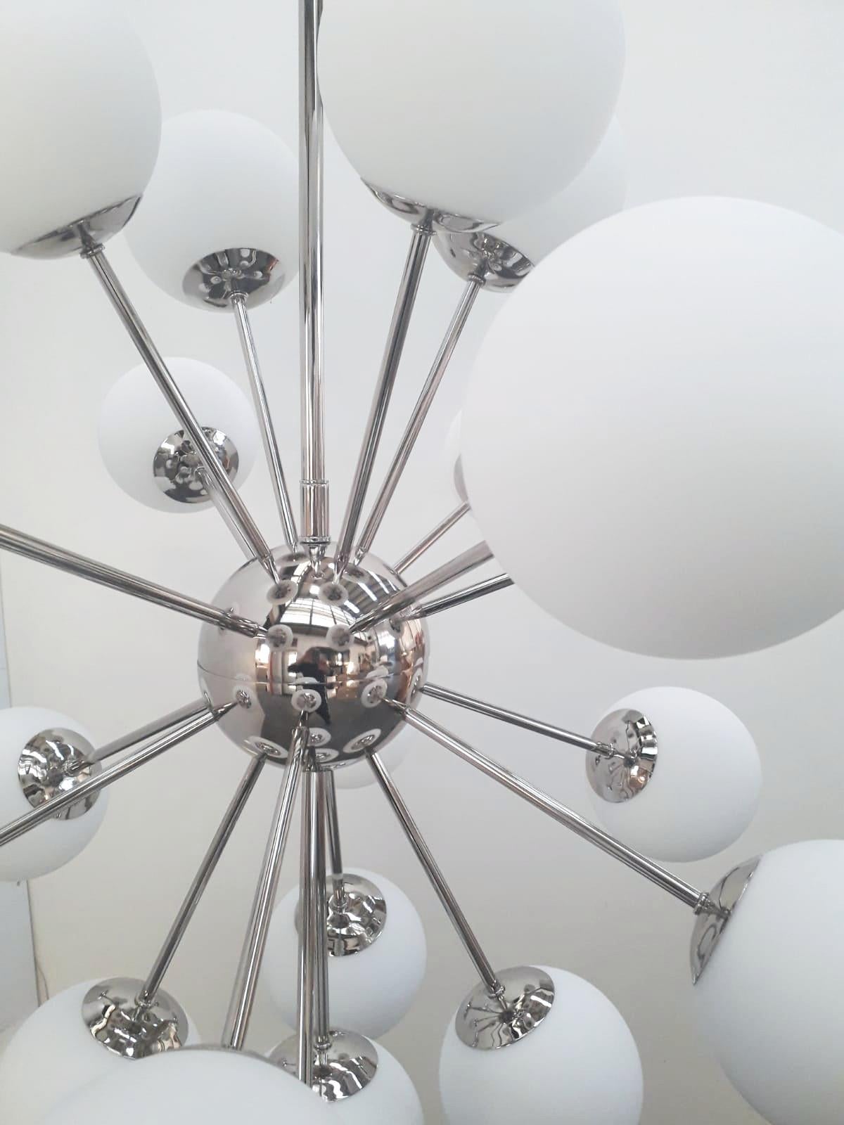 Polished Nova Sputnik Chandelier by Fabio Ltd For Sale