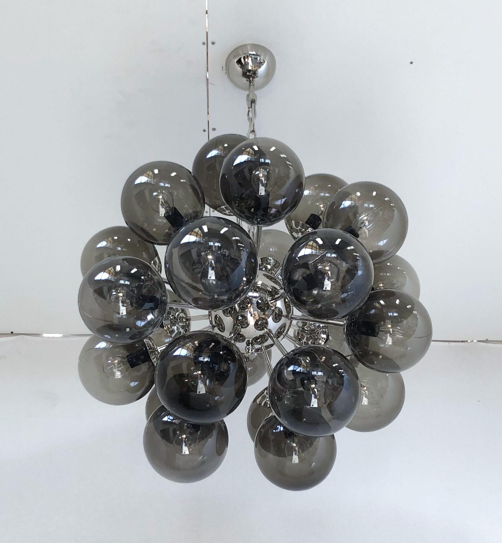 Contemporary Nova Sputnik Chandelier by Fabio Ltd For Sale