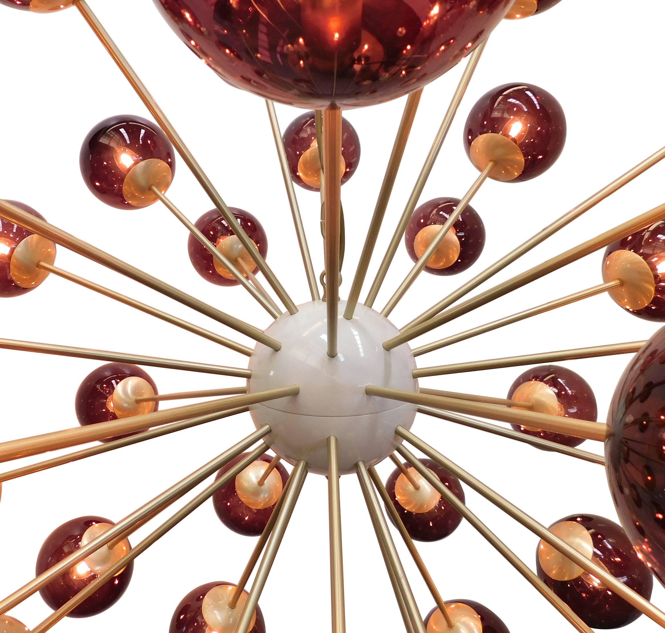 Contemporary Nova Sputnik Chandelier by Fabio Ltd For Sale