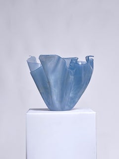 Nova Sculpture in Deep Blue Bio-Based Resin by Waves.STUDIO