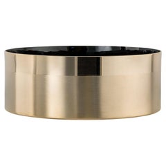 Novae, centerpiece in copper turning, electroplating and enamelling on copper