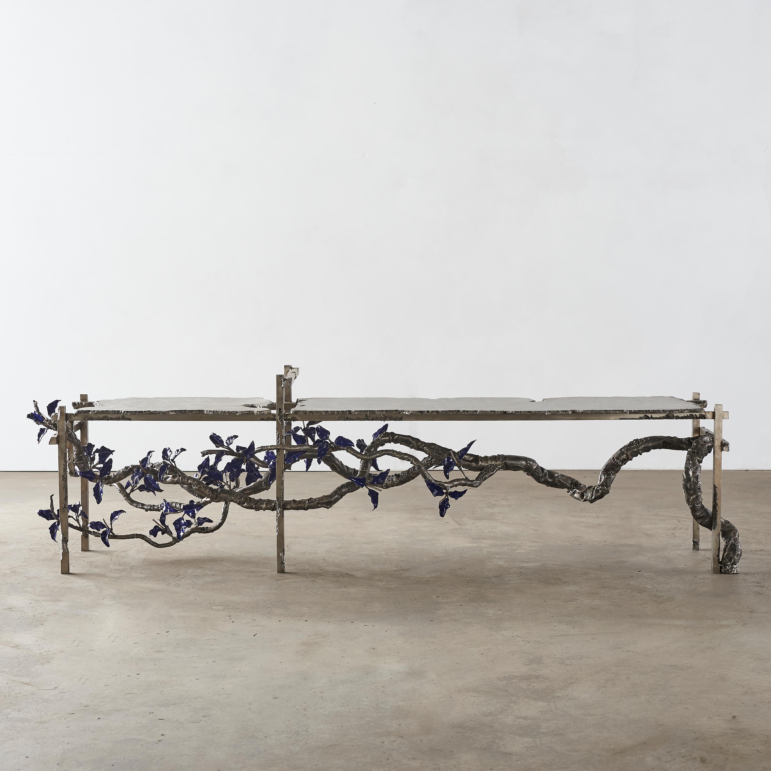 Banc Novalis par Michael Gittings Studio
Unique en son genre
Dimensions : d 40 x l 190 x h 50 cm
MATERIAL : acier inoxydable, cuivre, émail.

Michael Gittings
Le designer Michael Gittings, basé à Melbourne, a pour objectif de...
Remettre en question