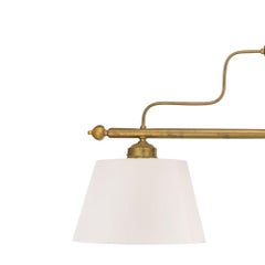 Novecento Billiard Chandelier, Natural Finish