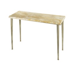Novecento Konsole aus Messing und Marmor