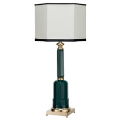 Jacaranda bluish green table lamp
