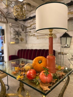 Jacaranda orange table lamp