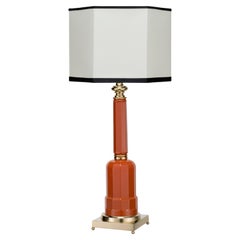 Jacaranda orange table lamp