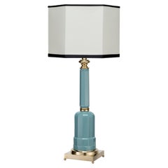 Jacaranda pastel turquoise table lamp
