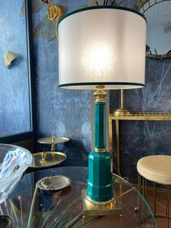 Jacaranda turquoise green table lamp