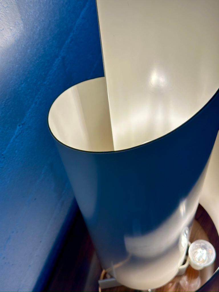 Aluminum Novel Team Edition 1970 Large Sculpture table lamp or floor lamp. (Huge lamp) For Sale