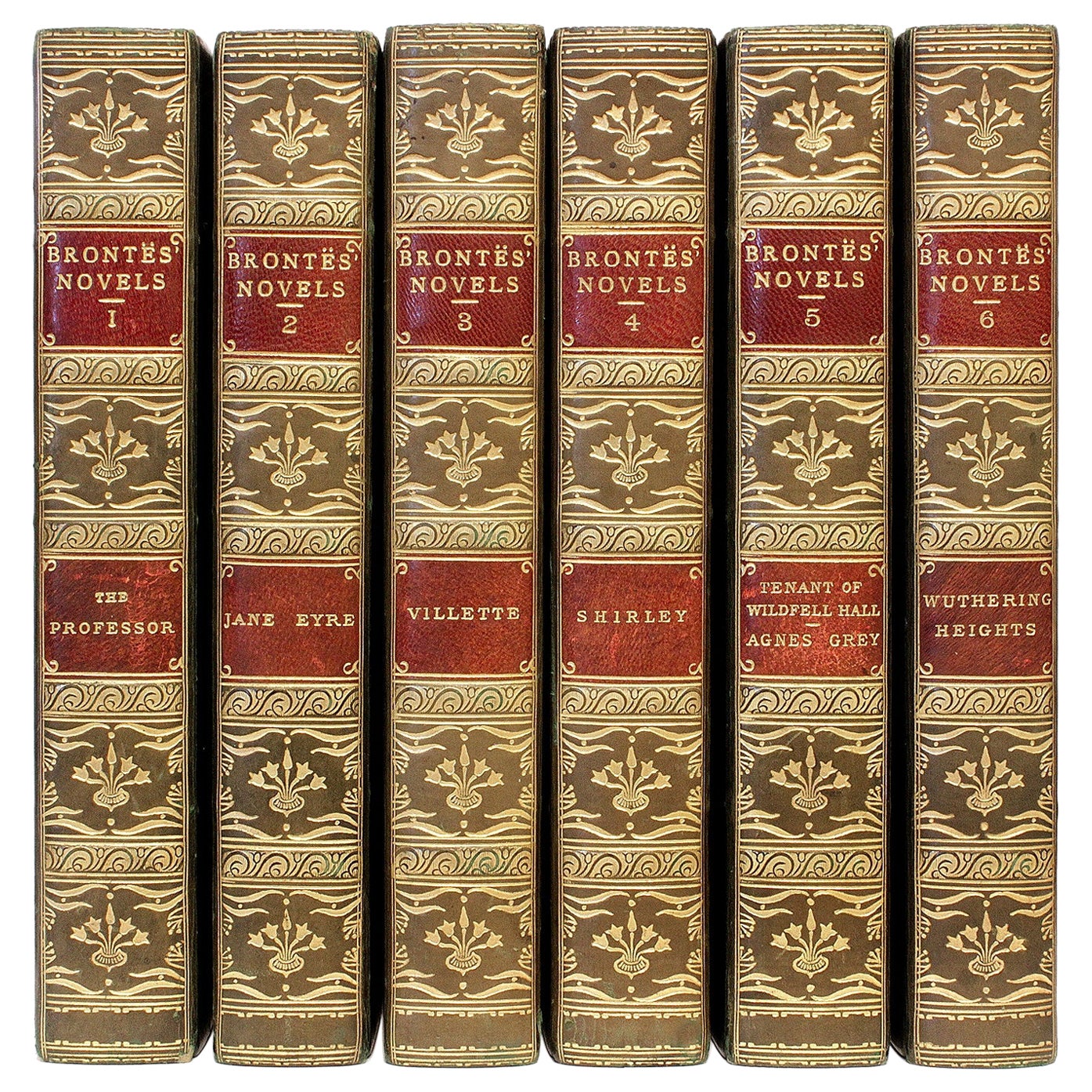 Novelas de Charlotte, Emily y Anne Bronte - 6 vols - 1922 - ILUSTRADAS POR DULAC