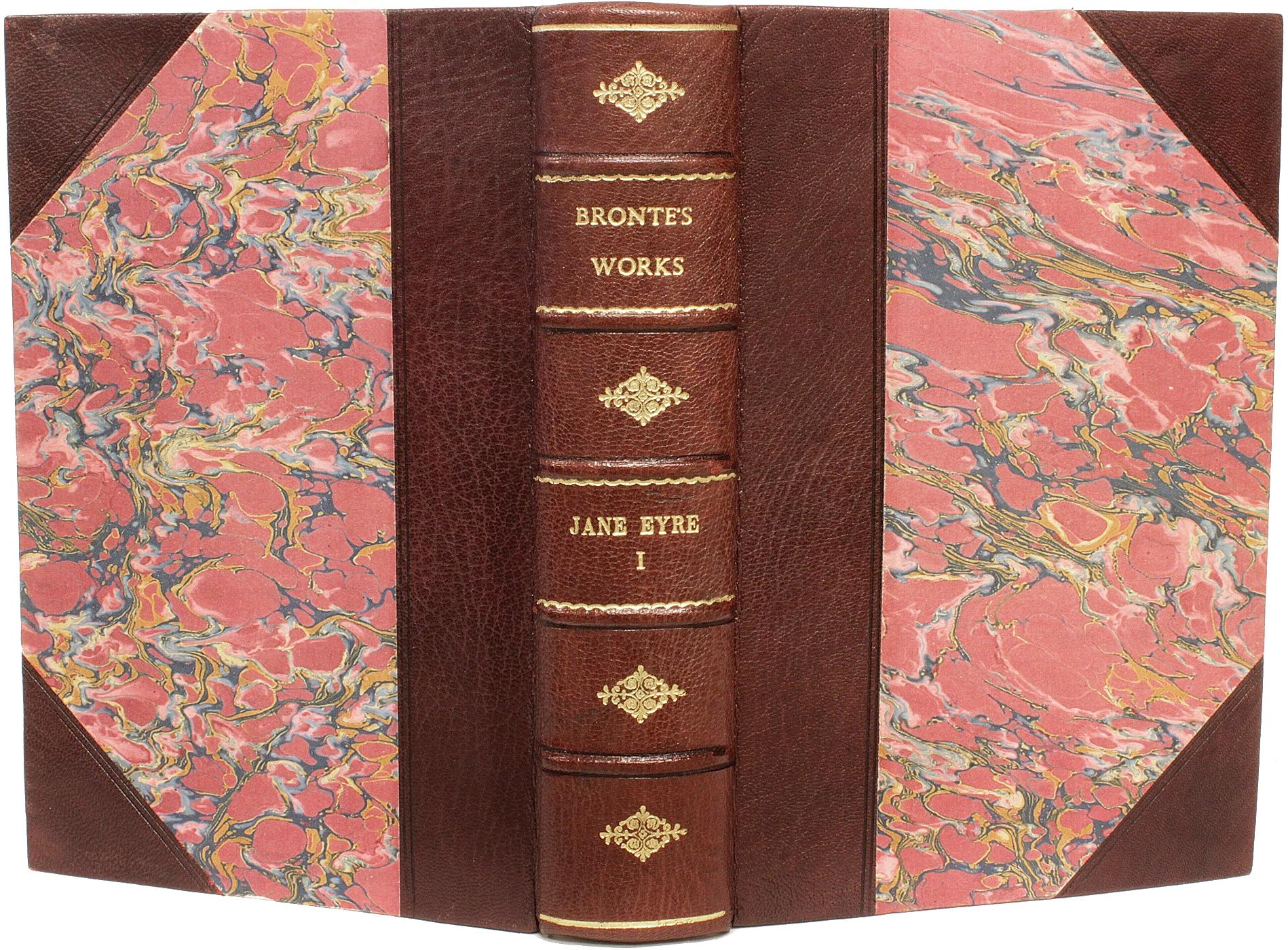 British Novels of The Sisters Bronte. THORNTON EDITION - 12 vols. 1924 - LEATHER BOUND ! For Sale