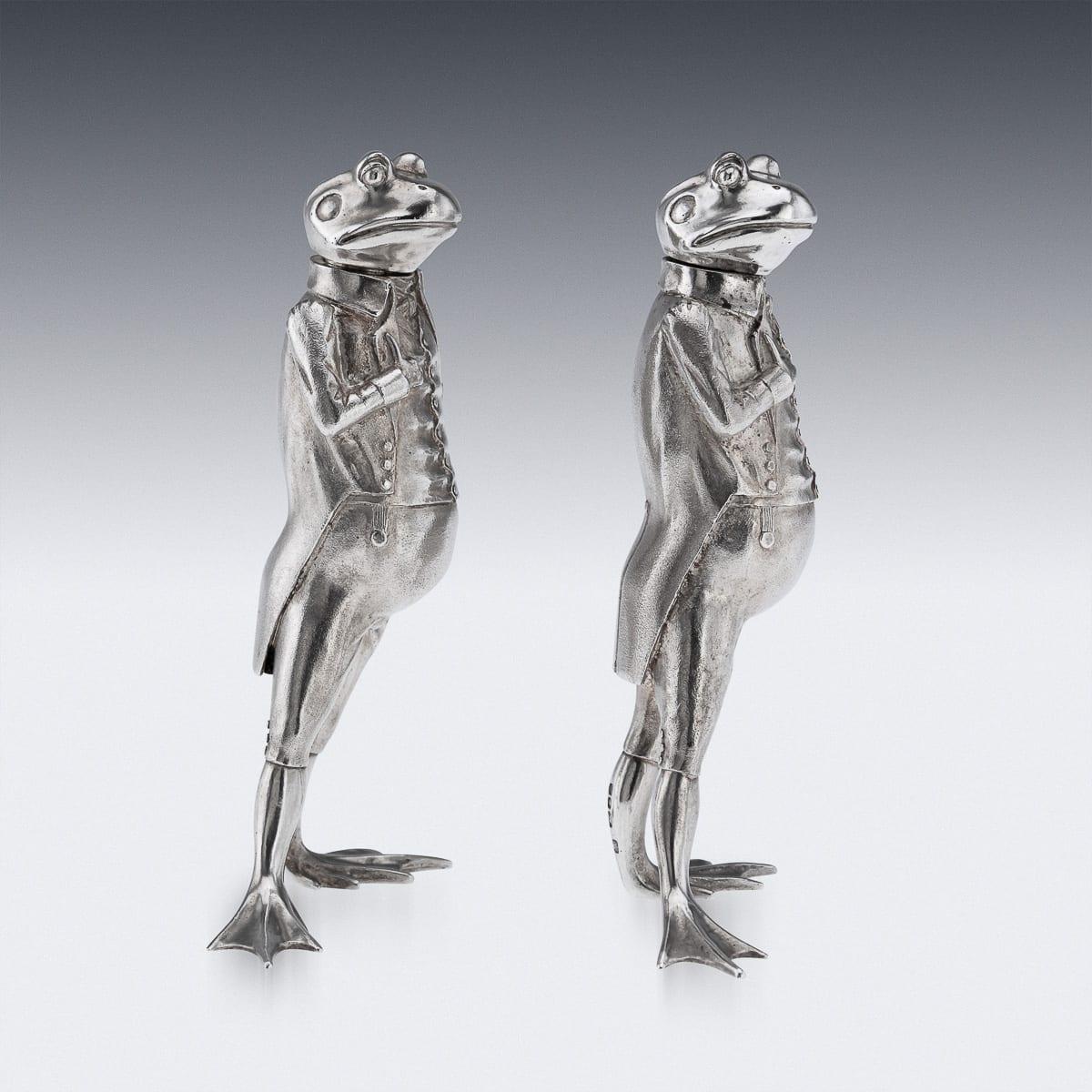 20ième siècle Nouveauté en argent massif du 20e siècle 