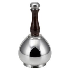 Novelty 20thC Silver Plated Skittle Bell Cocktail Shaker, Mappin & Webb c.1930