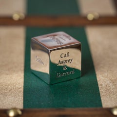 Novedad Dados ingleses "Decisions" de plata maciza del siglo XXI de Asprey & Garrard c.2000