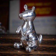 Novedosa hucha inglesa del siglo XXI de plata maciza "Canguro" de Asprey c.2021