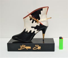 Novelty Ankle Boot Desk Clock, Late 20th Century
