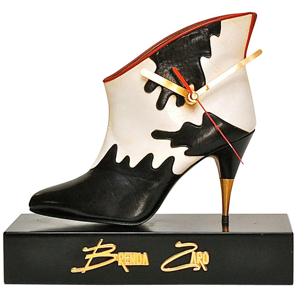 Novelty Ankle Boot Desk Clock, Late 20th Century For Sale