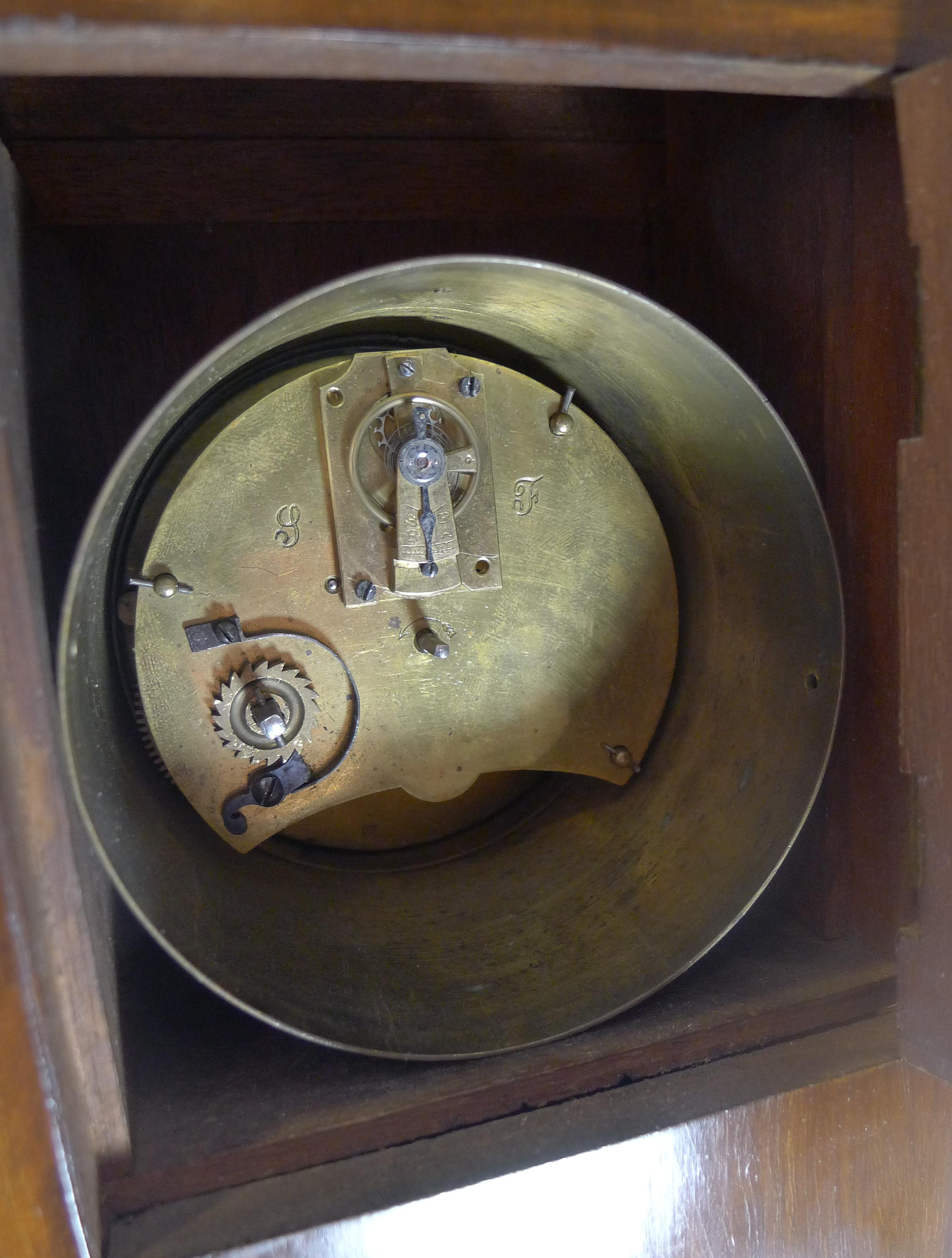 Novelty Antique English Letters / Postal / Mail Box, Longcase Clock Form, c.1910 2