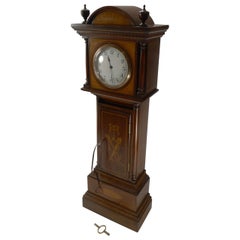 Novelty Antique English Letters / Postal / Mail Box, Longcase Clock Form, c.1910