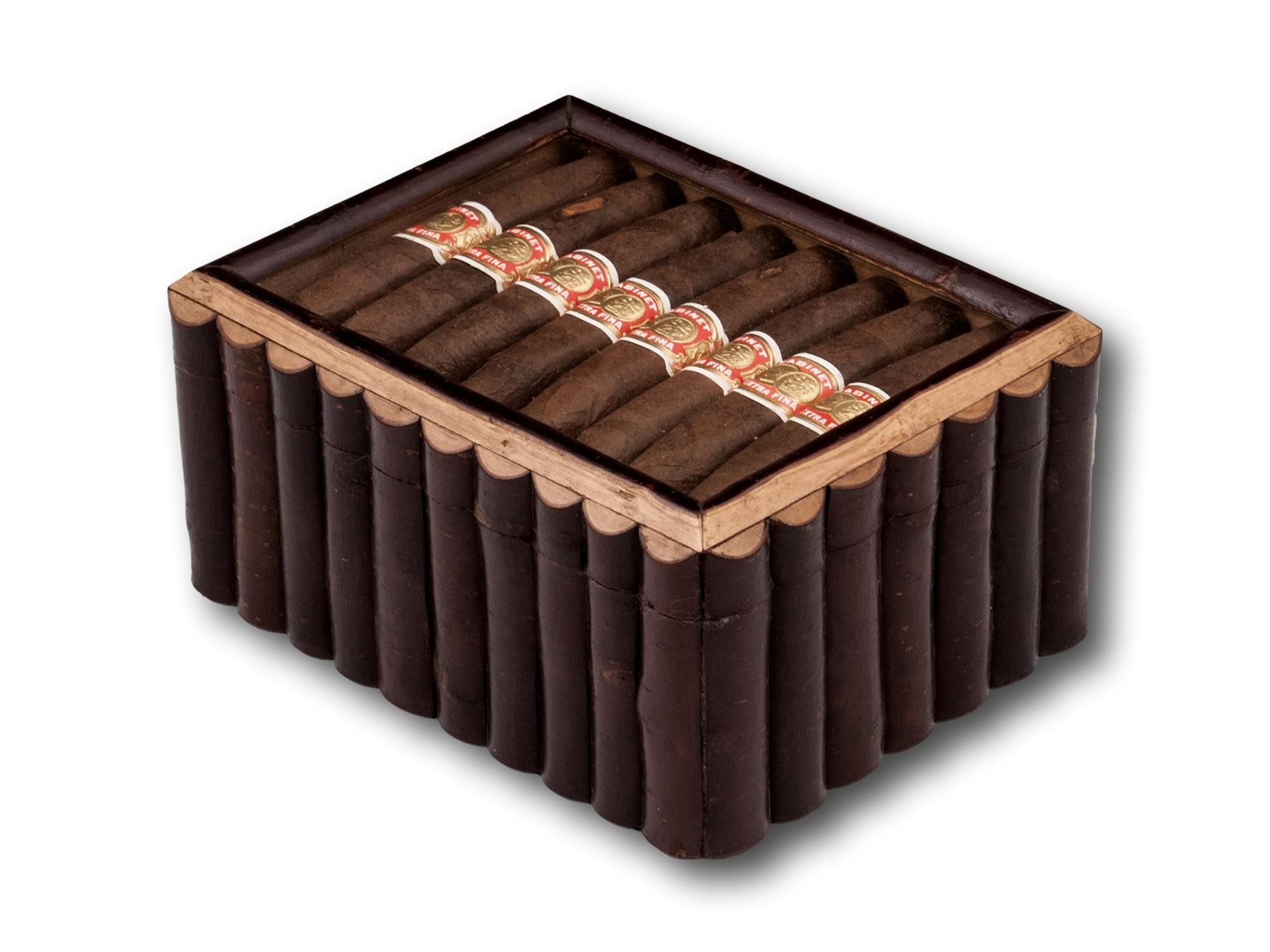 Neuheit Art Deco Zigarren Humidor  (Art déco) im Angebot