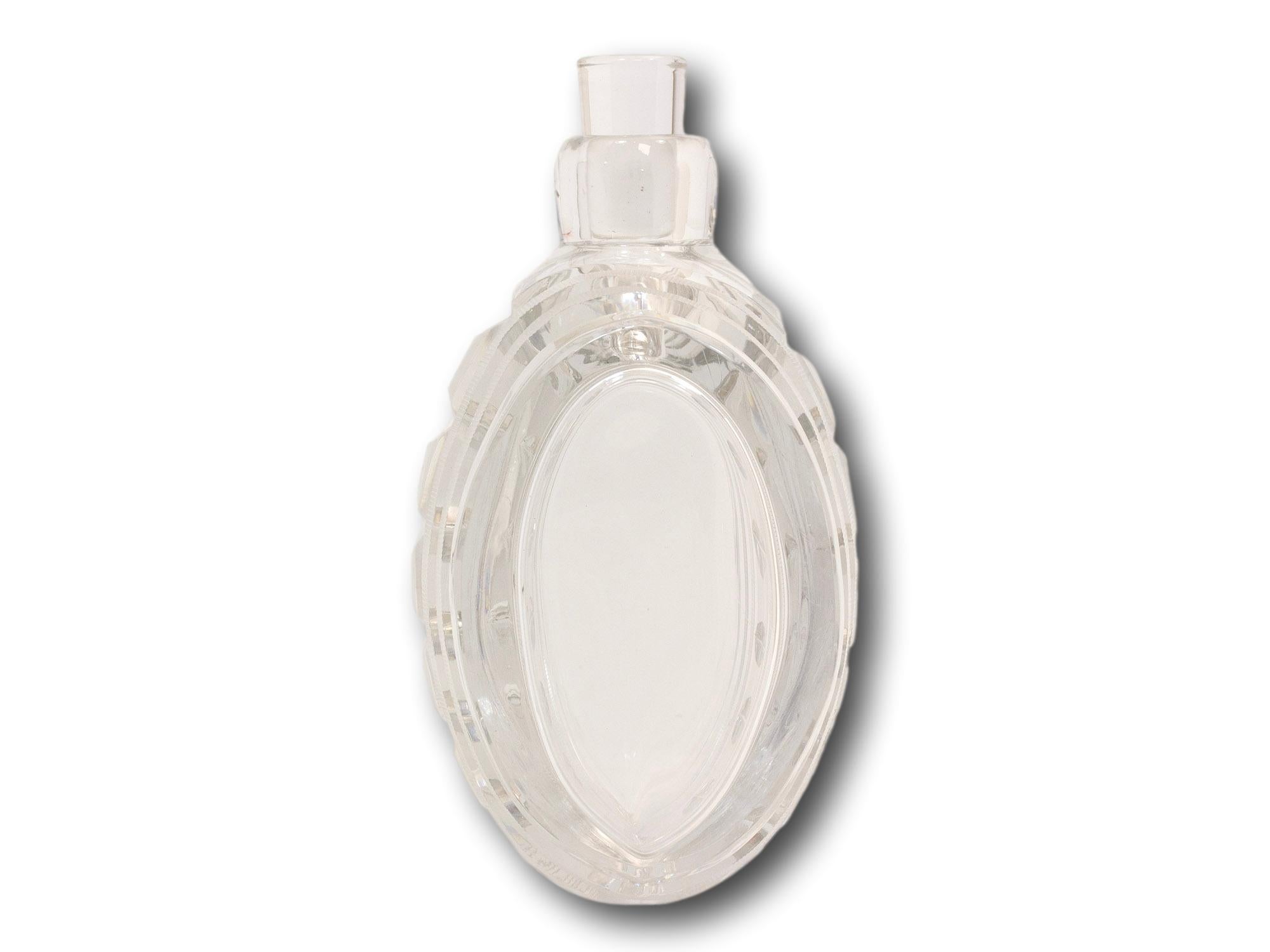 Mid-20th Century Novelty Art Deco Glass Whiskey Barrel Decanter