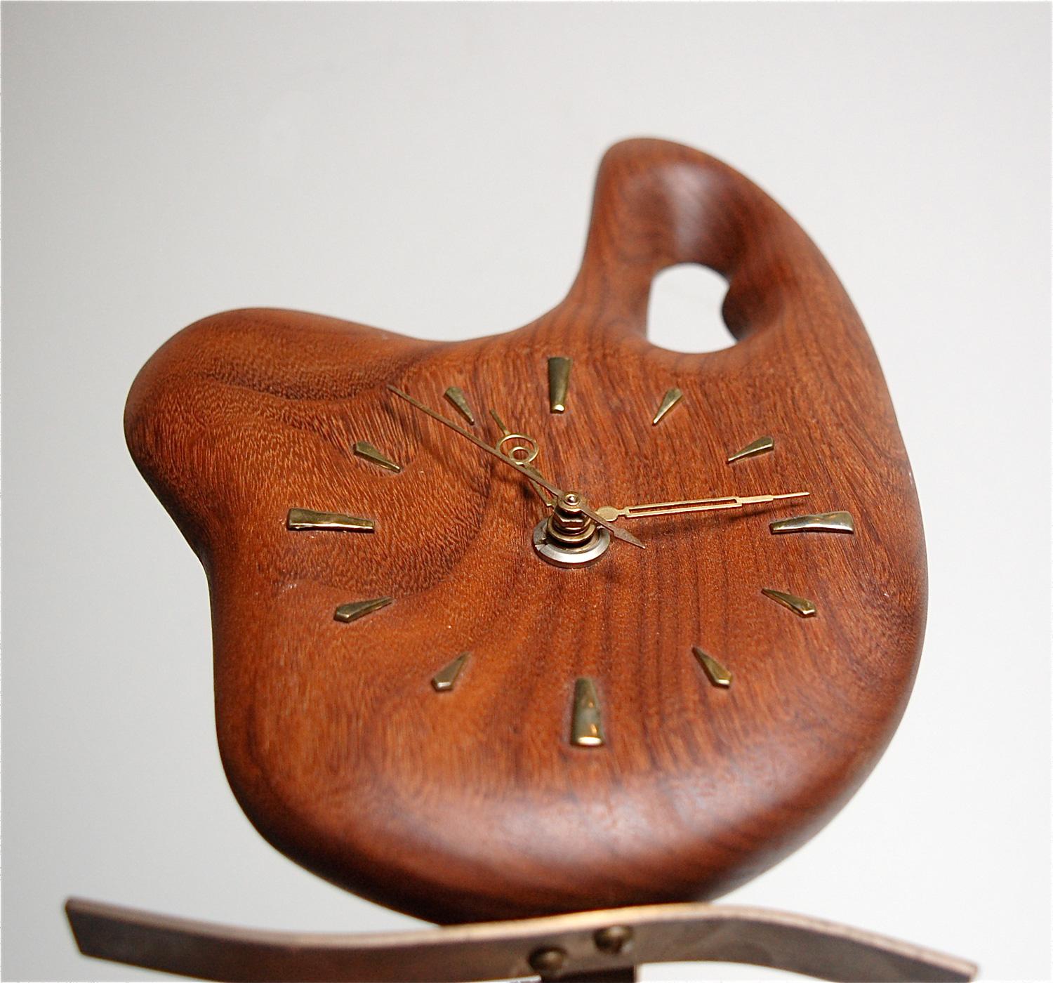 German Novelty Artist Palette Clock by Palmtag, Mid-20th Century For Sale