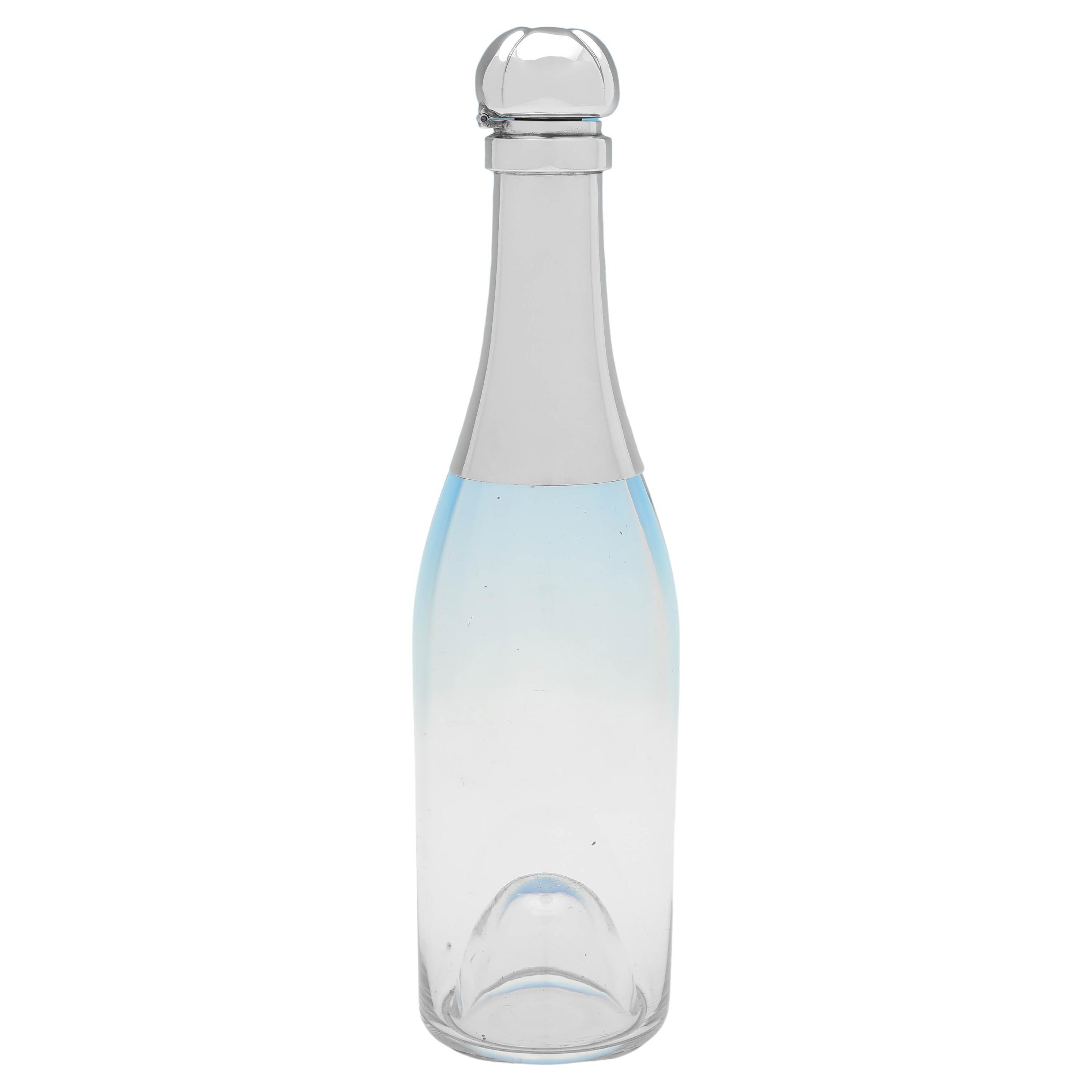 Novelty Barware - Champagne Bottle Decanter - Hukin & Heath London 1896 