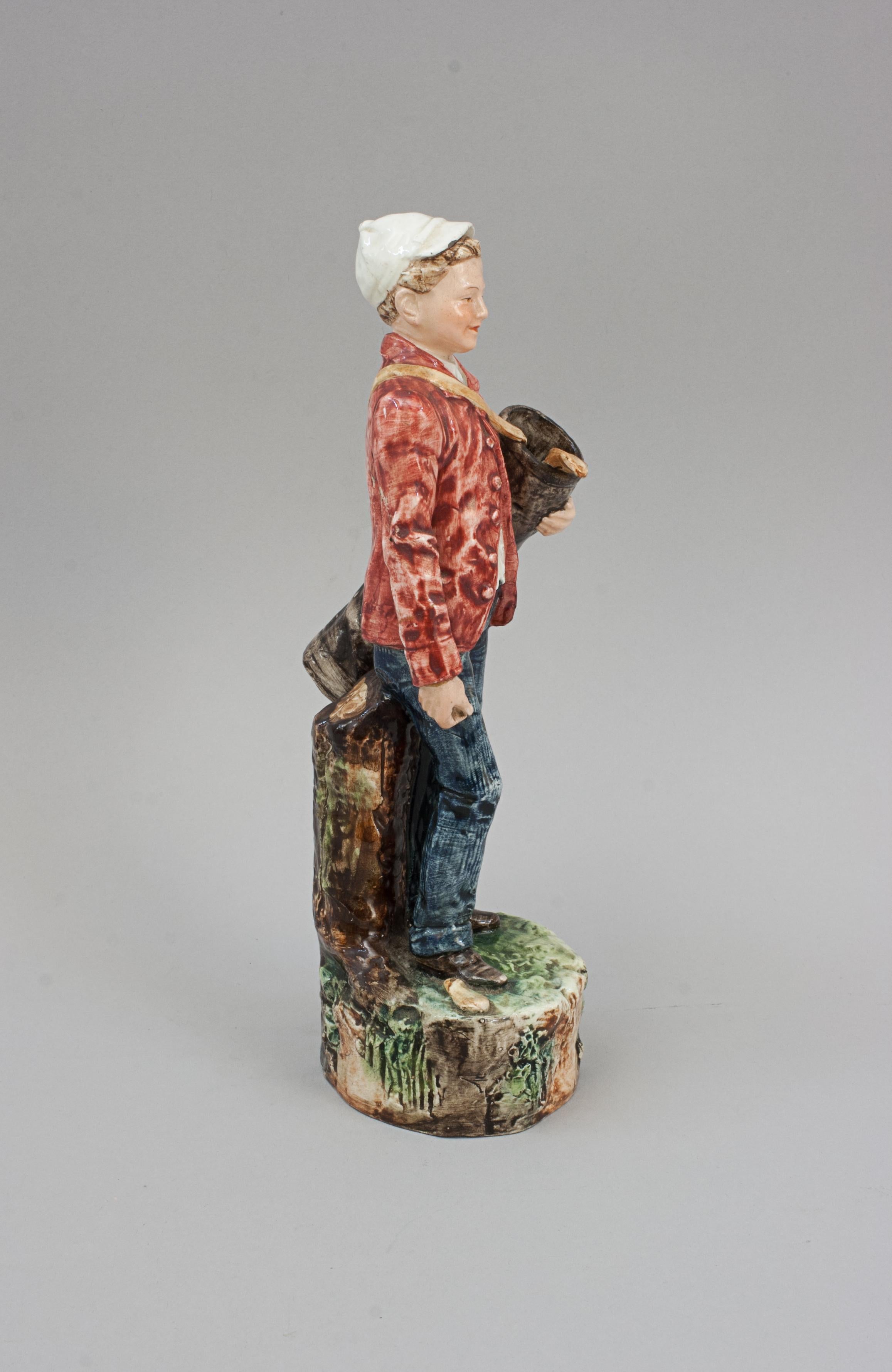 Neuheit Keramik-Golffigur, Streichholzhalter im Zustand „Gut“ im Angebot in Oxfordshire, GB