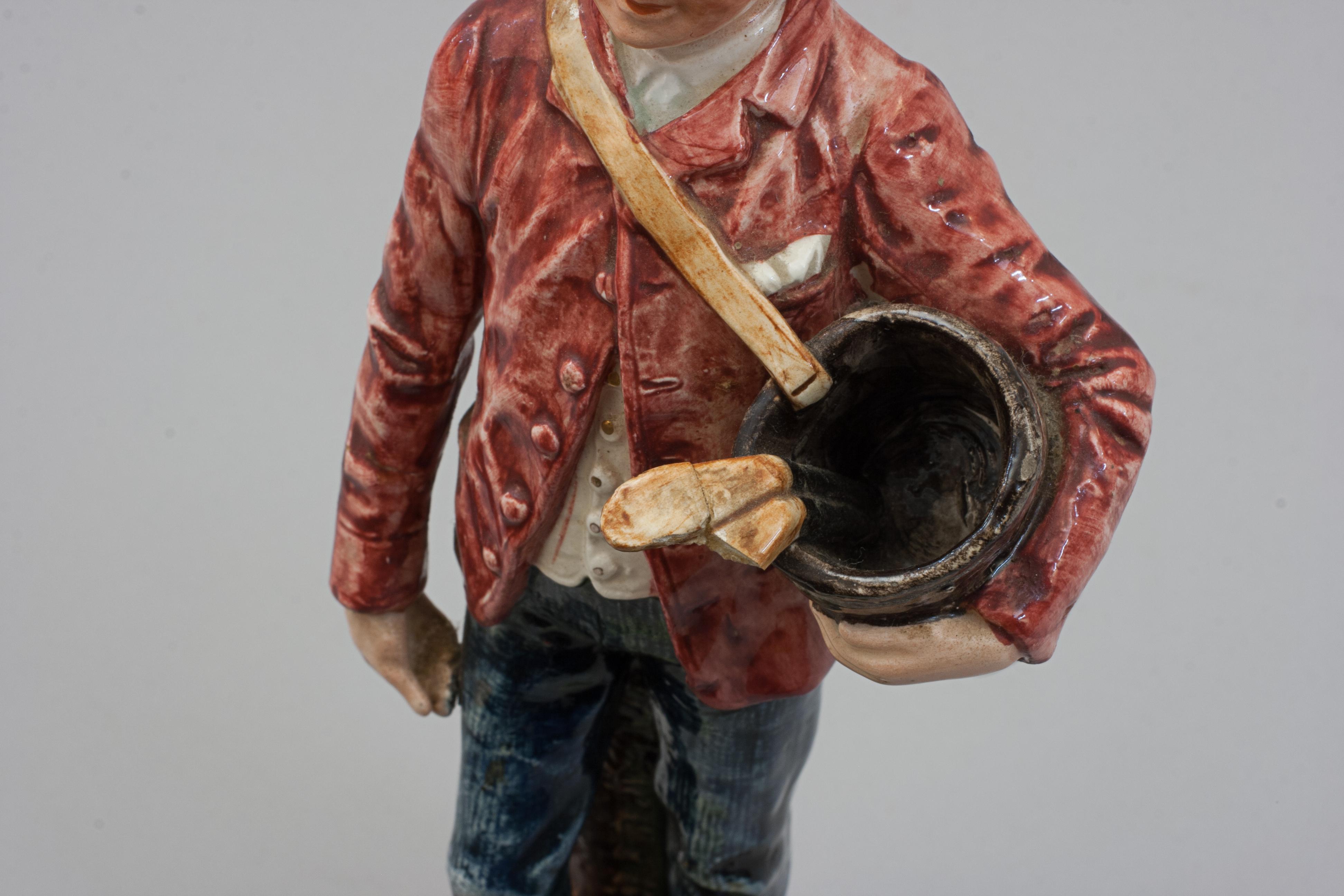 Neuheit Keramik-Golffigur, Streichholzhalter im Angebot 3