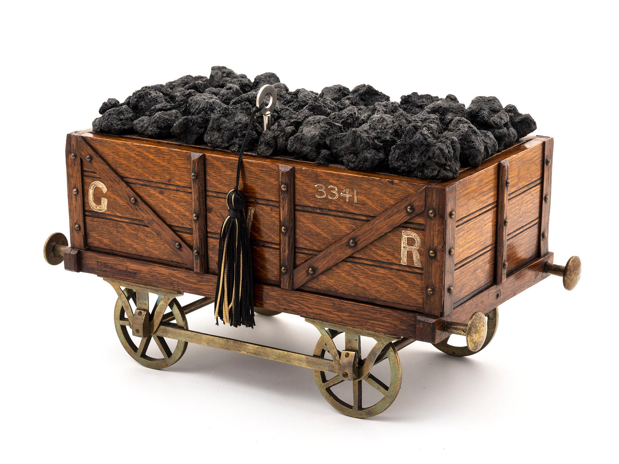 Novelty Great Western Railway Bogie Coal Wagon Humidor For Sale 3