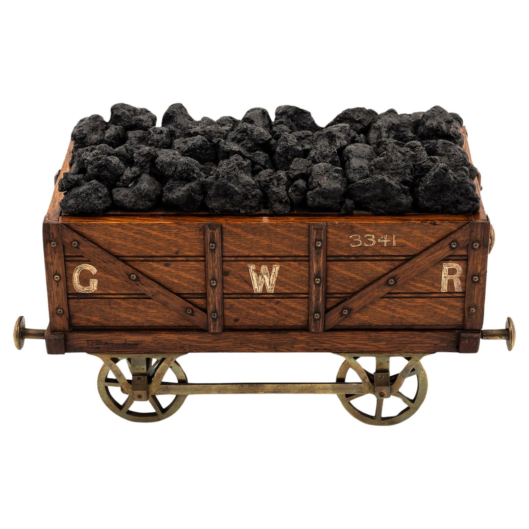 Novelty Great Western Railway Bogie Coal Wagon Humidor For Sale