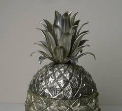 Novelty Italian Pineapple Ice Bucket by Mauro Manetti, Florence C.1960/1970