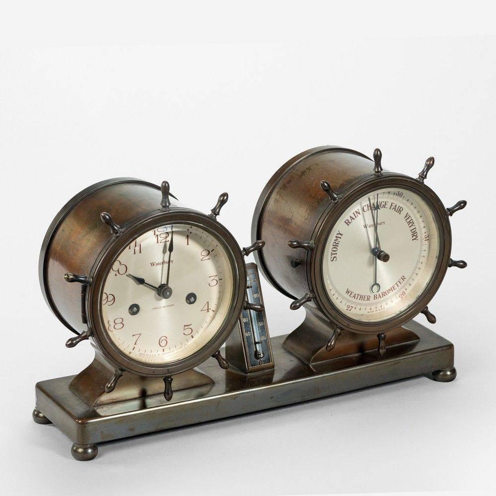 nautical wall clocks and barometers