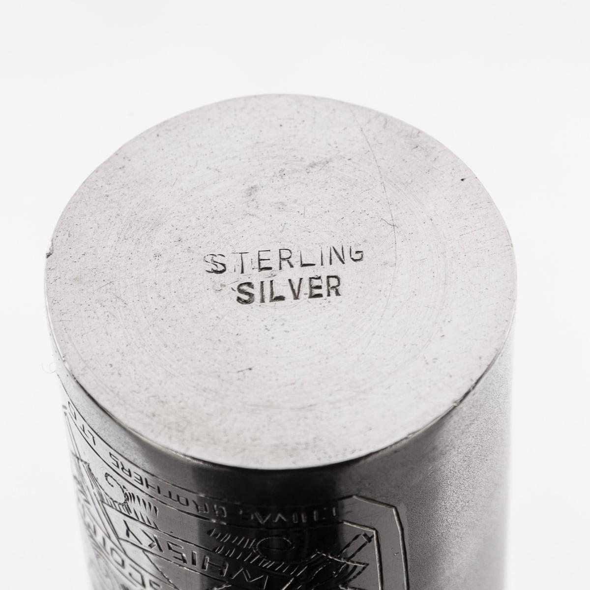 Novelty Solid Silver Miniature Chivas Regal Whisky Bottle For Sale 7