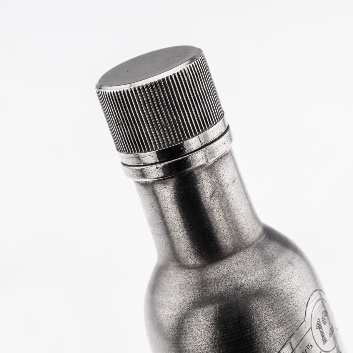 Novelty Solid Silver Miniature Chivas Regal Whisky Bottle For Sale 3