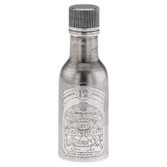 Novelty Solid Silver Miniature Chivas Regal Whisky Bottle