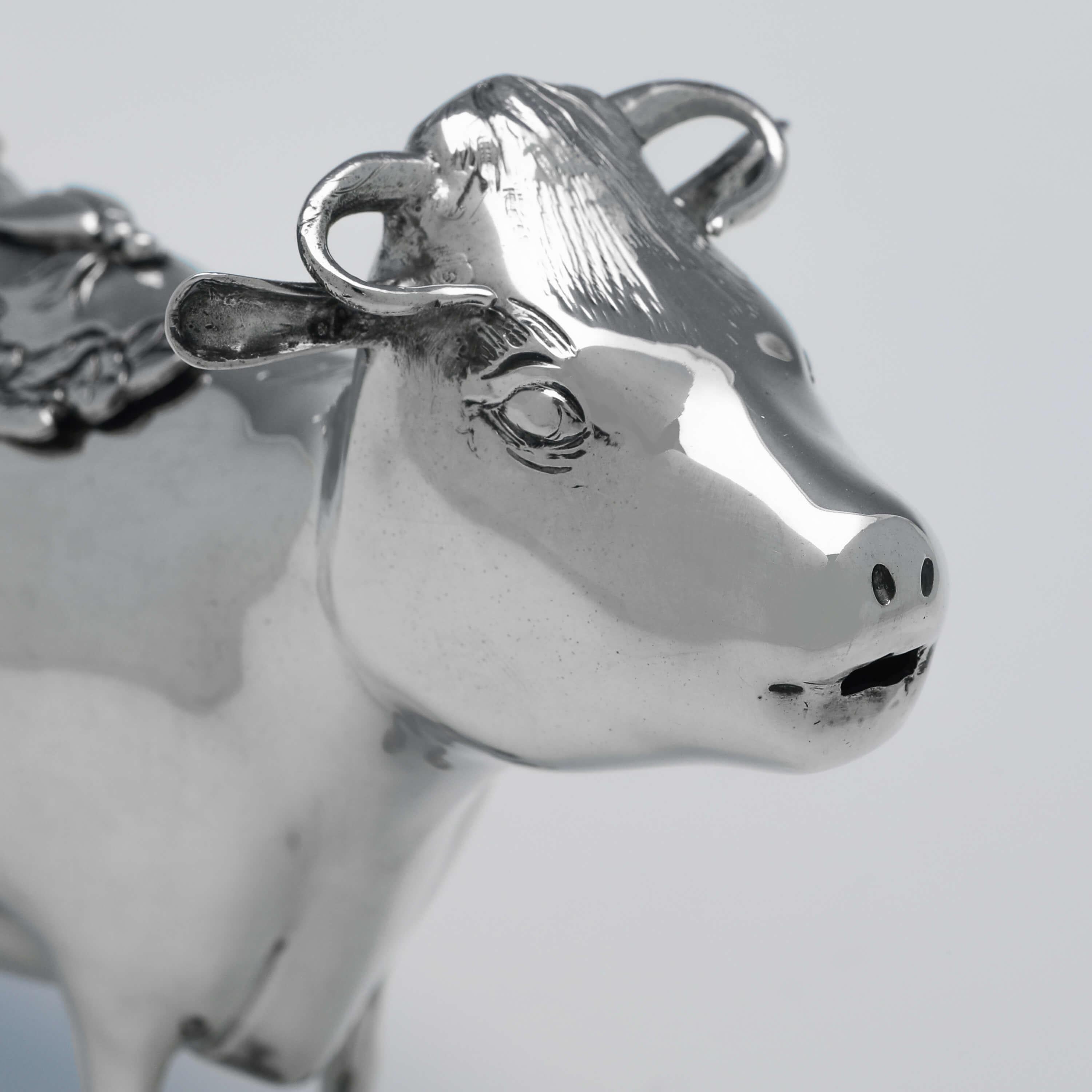 cow creamer silver