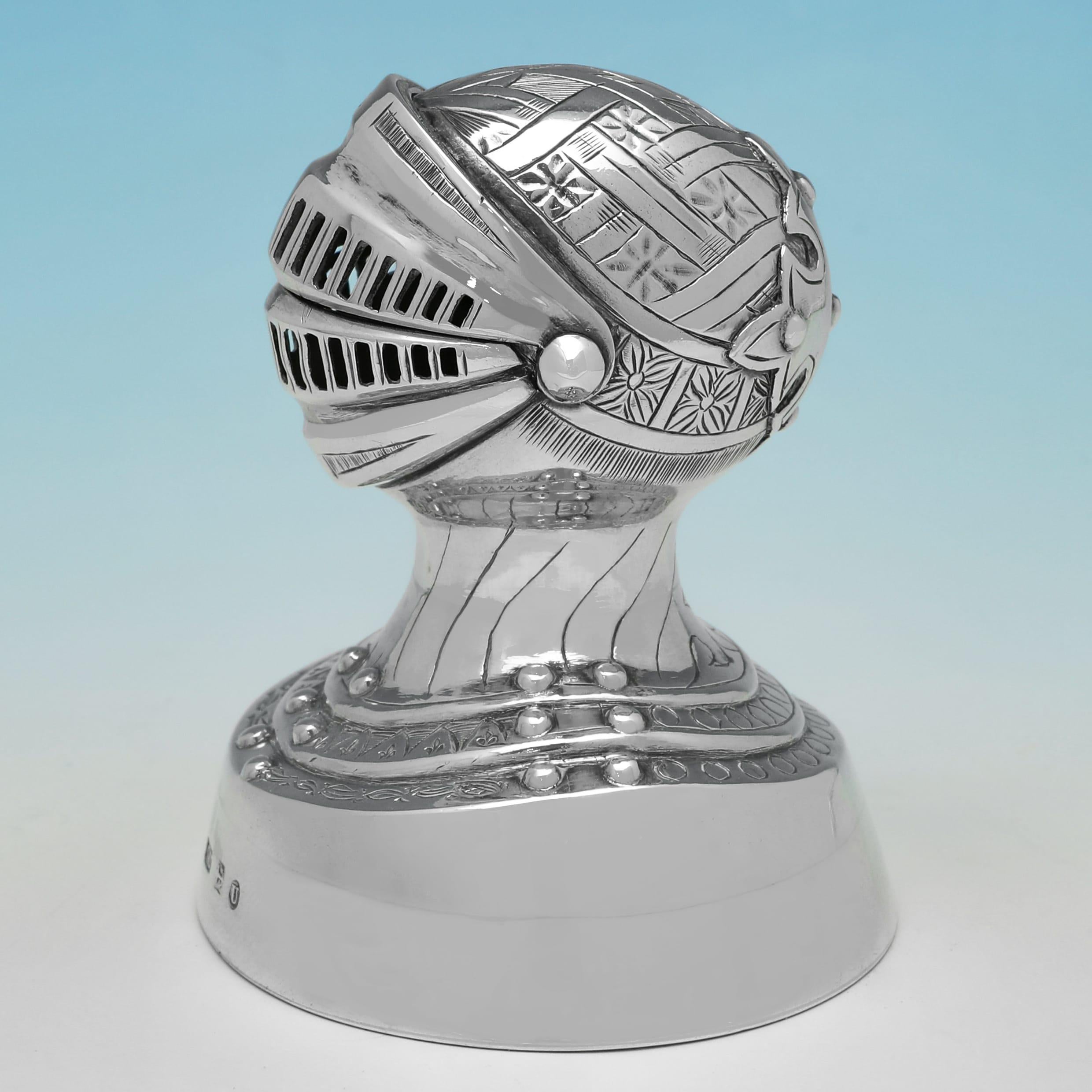 Inglese Novità vittoriana in argento sterling, 