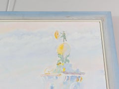 November Sunrise By artist Hugh Barnden, Acrylic 1986, Francis Kyle Gallery