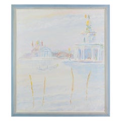 November Sunrise By artist Hugh Barnden, Acrylic 1986, Francis Kyle Gallery