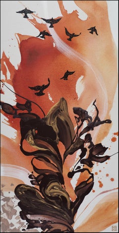 Autumn Hymn, Original Abstract Painting, 2021