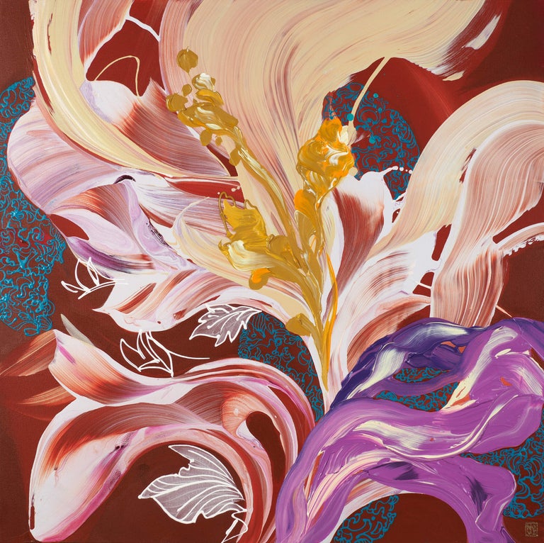 Novi Lim Decadence, Acrylic Abstract Painting, 2021 For Sale at 1stDibs