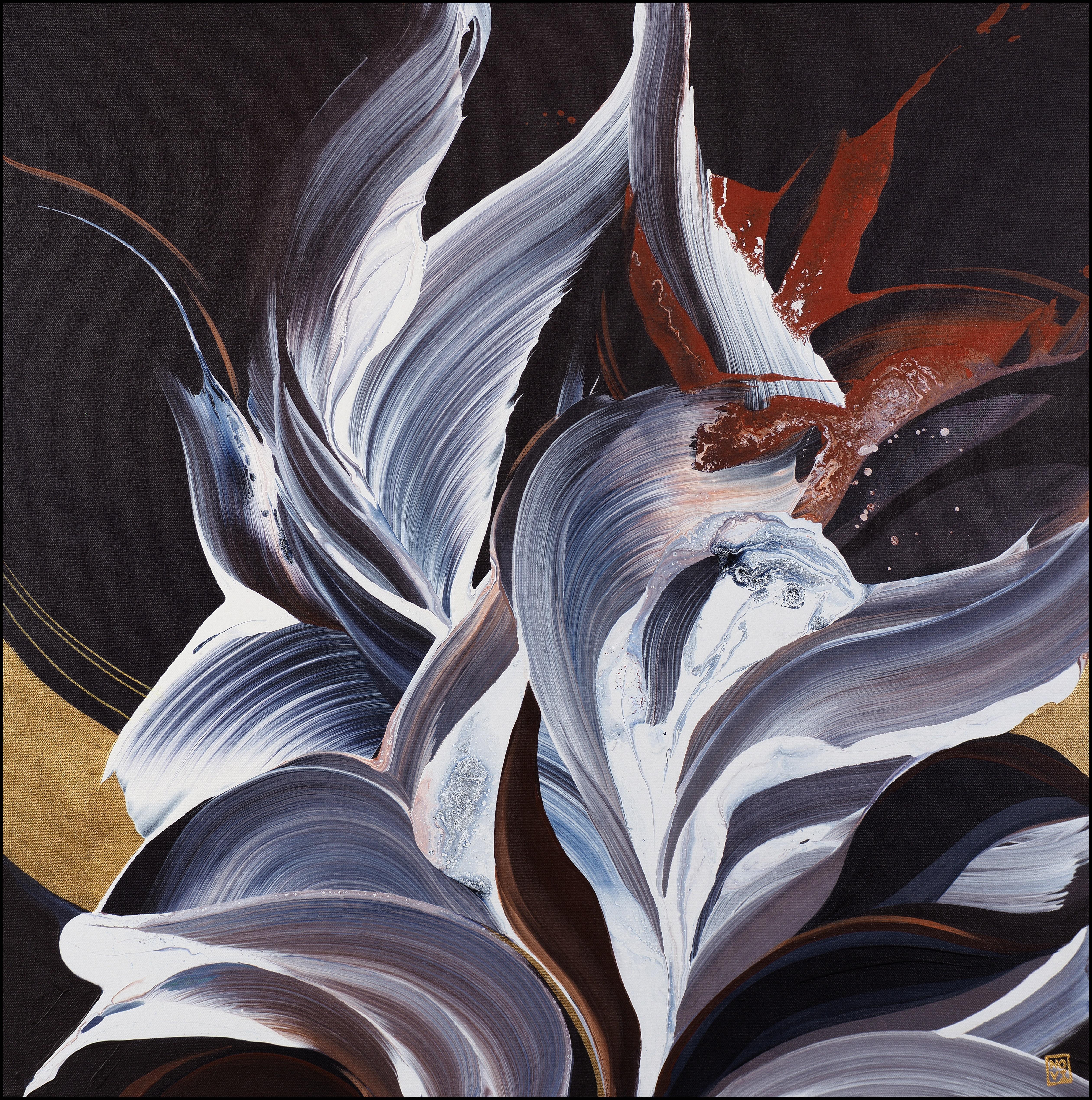 Novi Lim Abstract Painting - Hypnotized