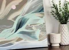 Last Days of Summer, Original Signed Framed Contemporary Abstract Painting