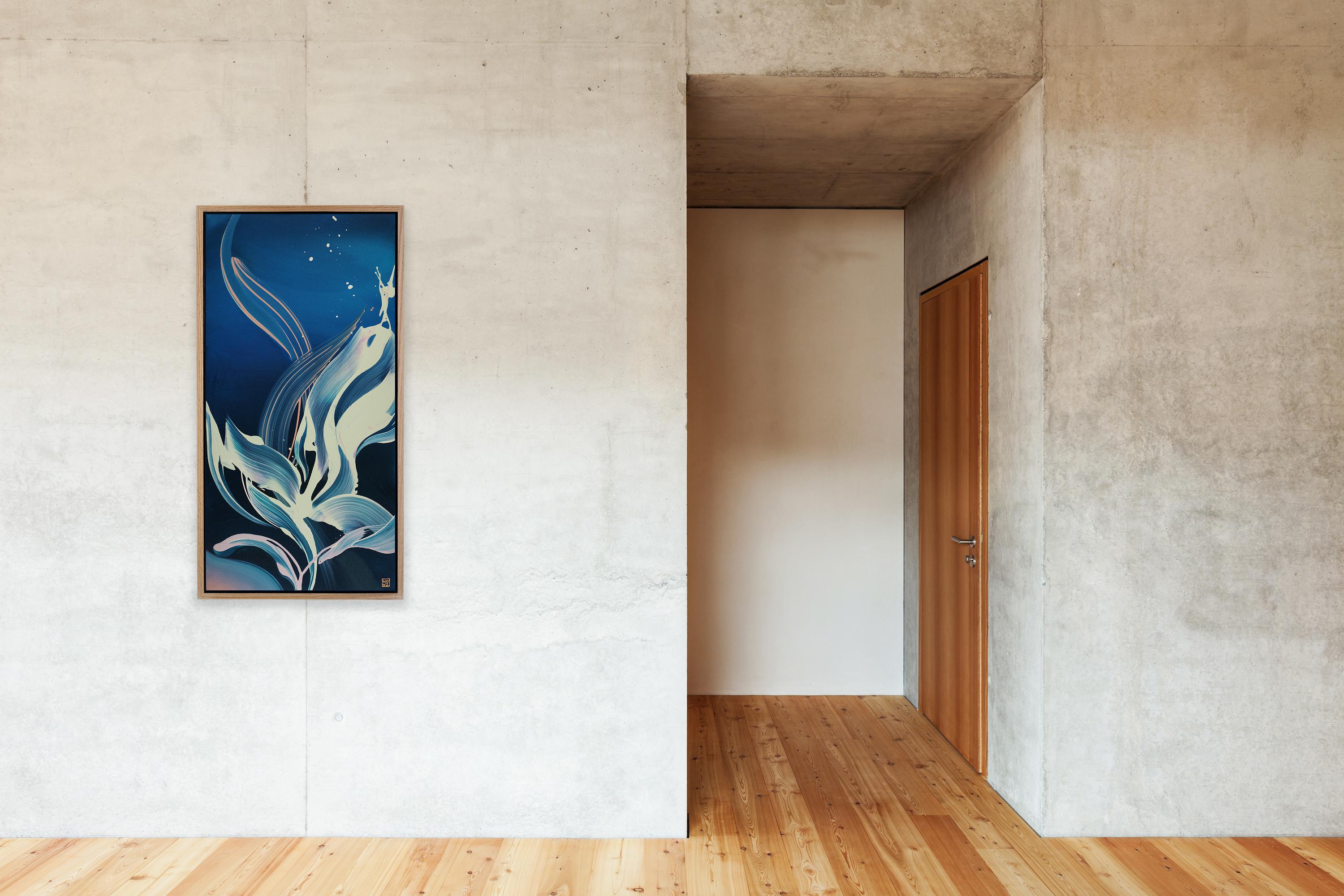 Ripples In The Static, peinture abstraite originale, 2021 en vente 1