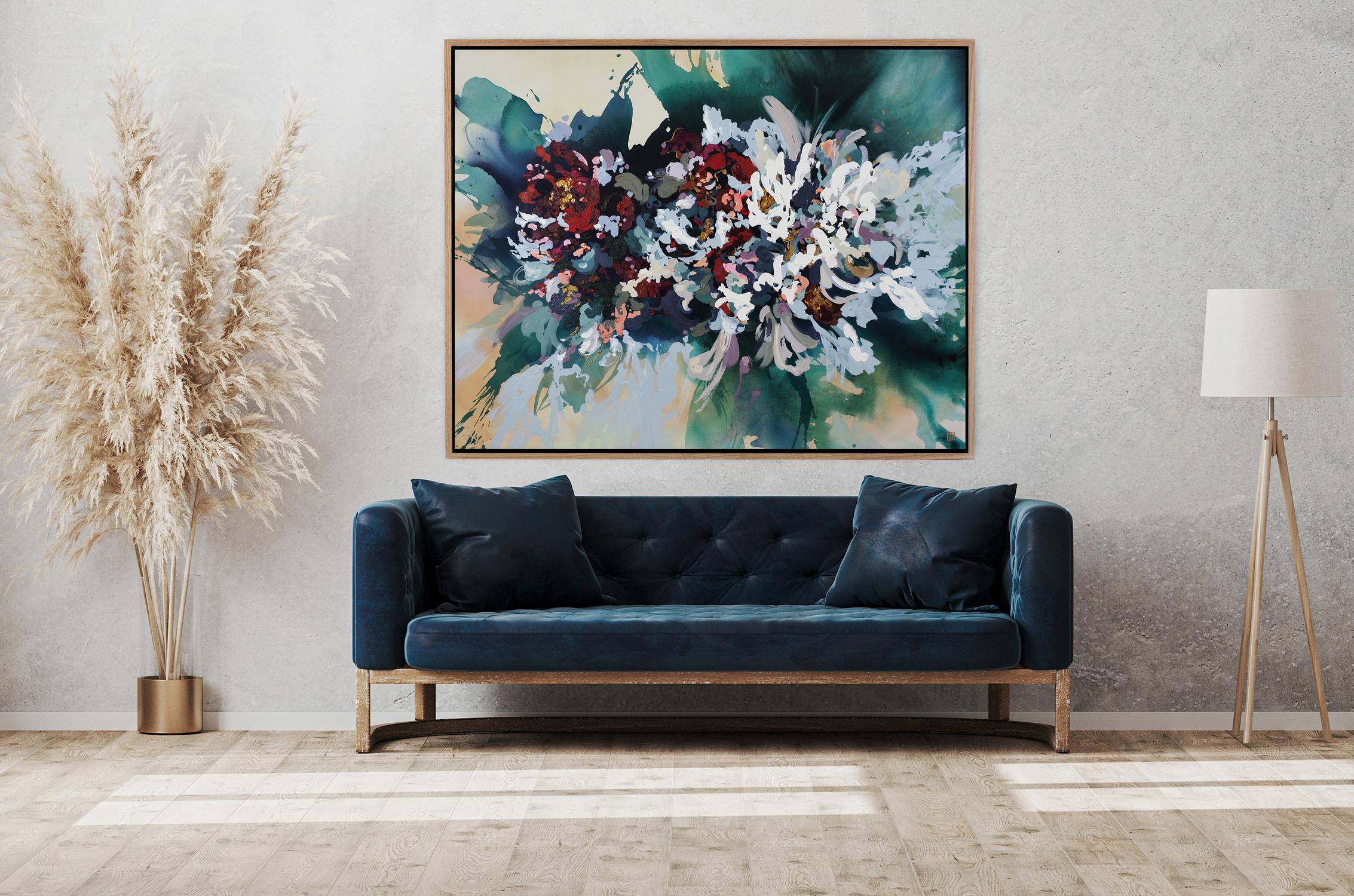 Wilde Blumen – Painting von Novi Lim
