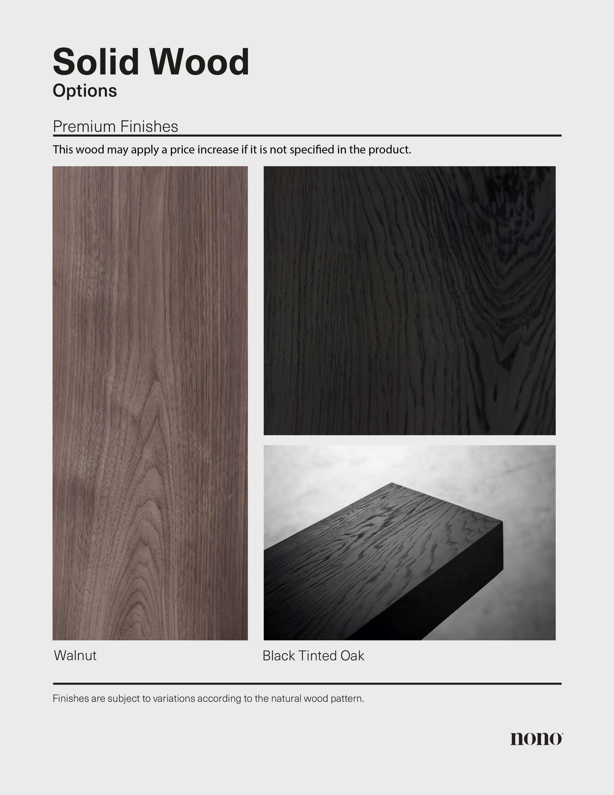 Noviembre VII Sideboard aus Nussbaumholz und Marmorplatte, Konsole von Joel Escalona (21. Jahrhundert und zeitgenössisch)